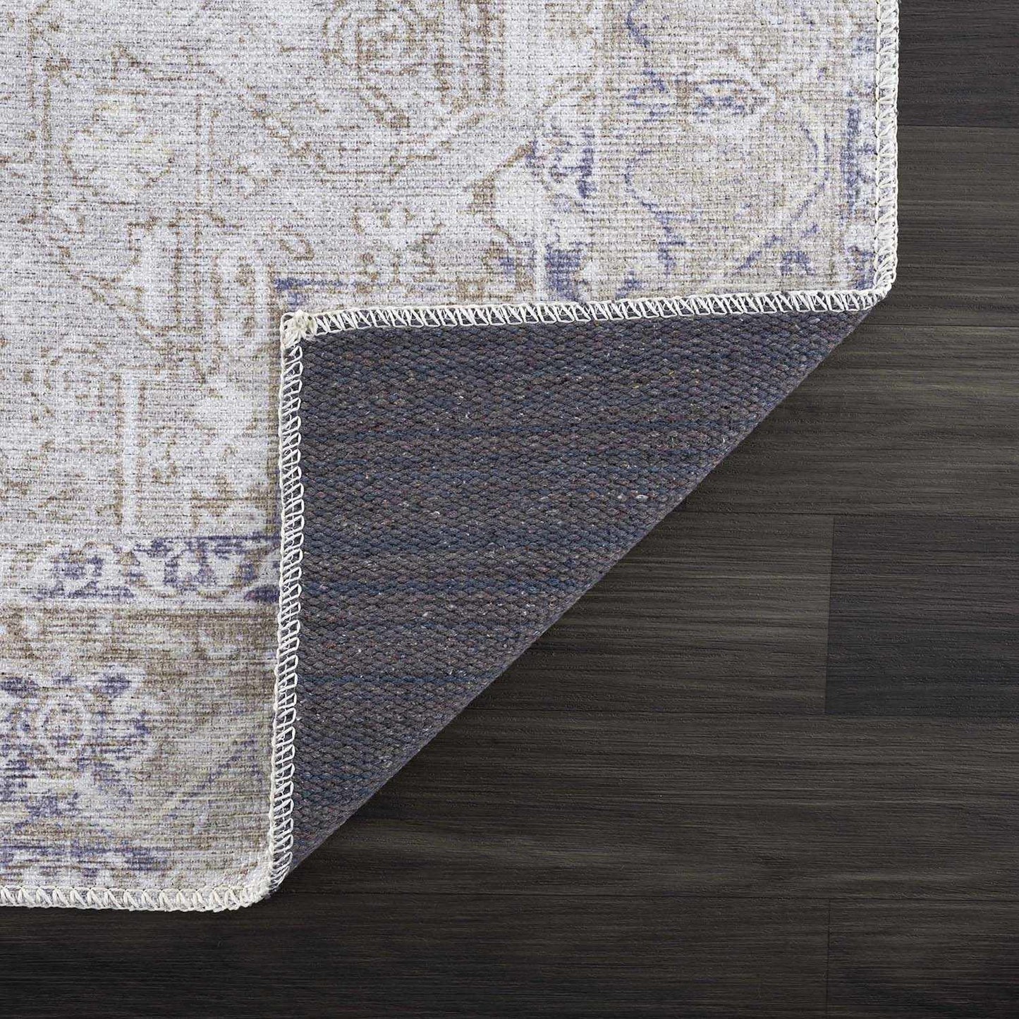 Rosman Olive Washable Rug - Clearance