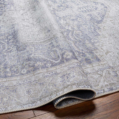 Rosman Olive Washable Rug - Clearance