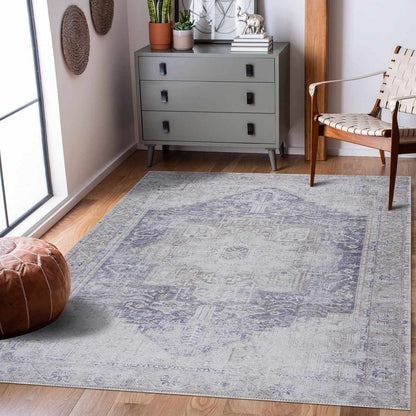 Rosman Olive Washable Rug - Clearance