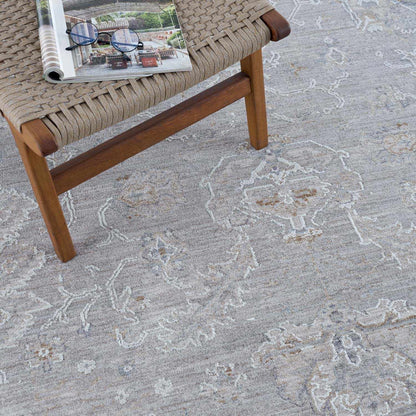 Tahmoor Gray Statement Rug - Clearance