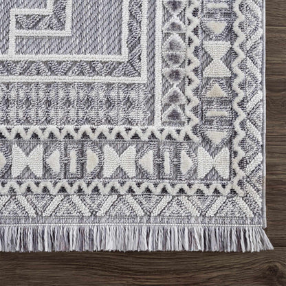 Alya Textured Medallion Fringe Rug - Limited Edition