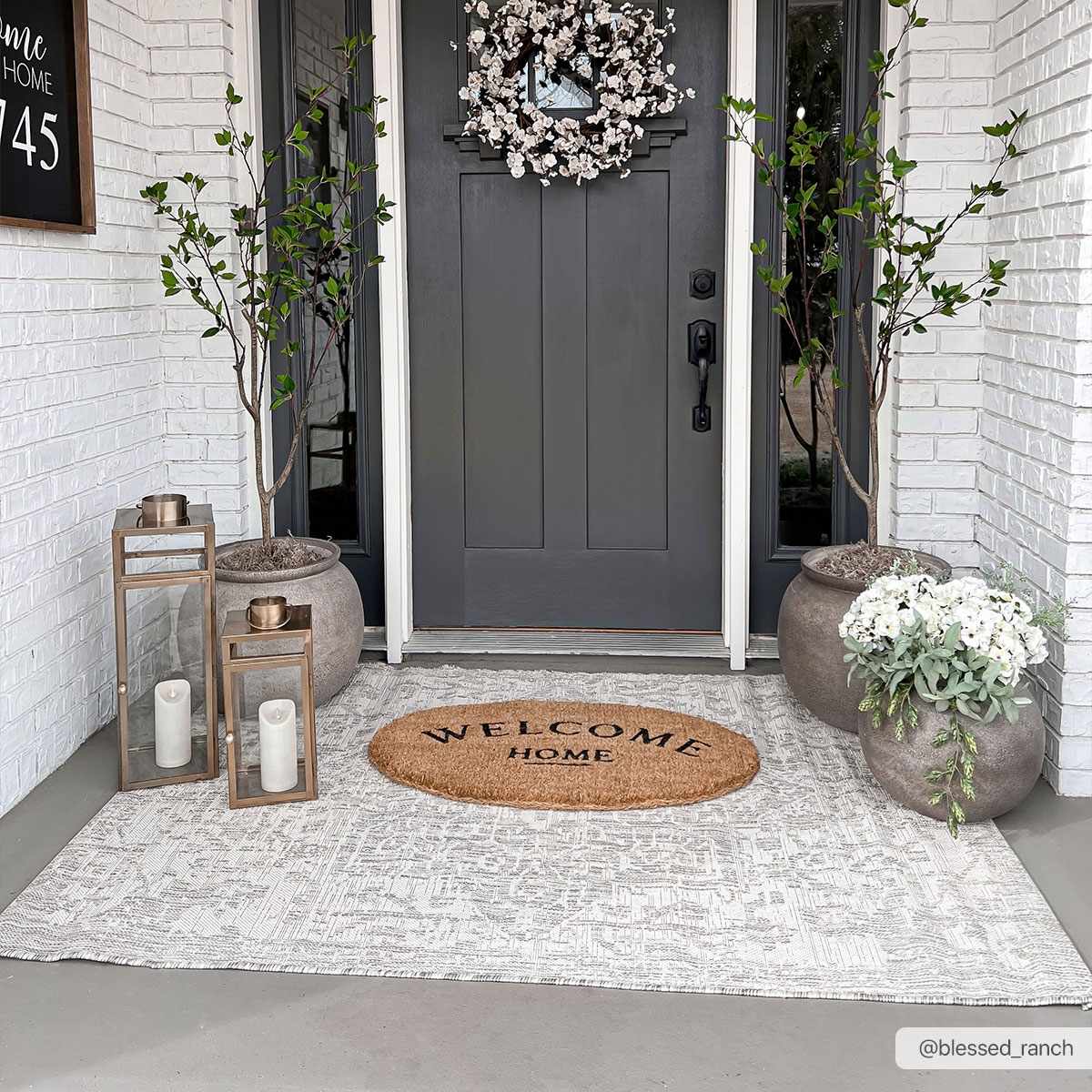 Alfombra de exterior Kilmacolm beige