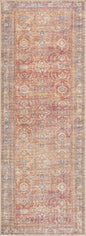 Anshu Peach Washable Area Rug - Clearance