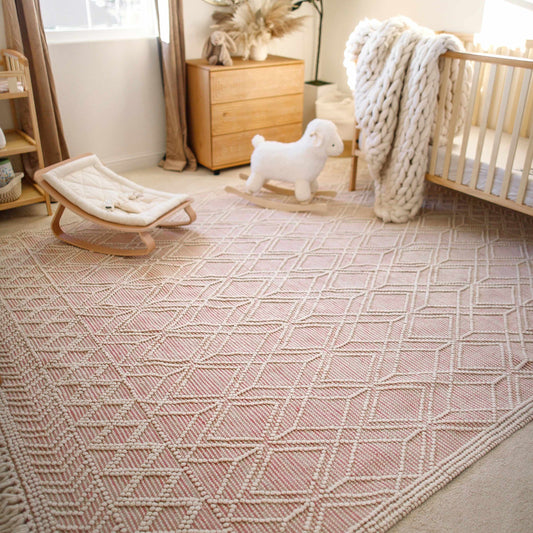 Ramsbury Pink Area Rug