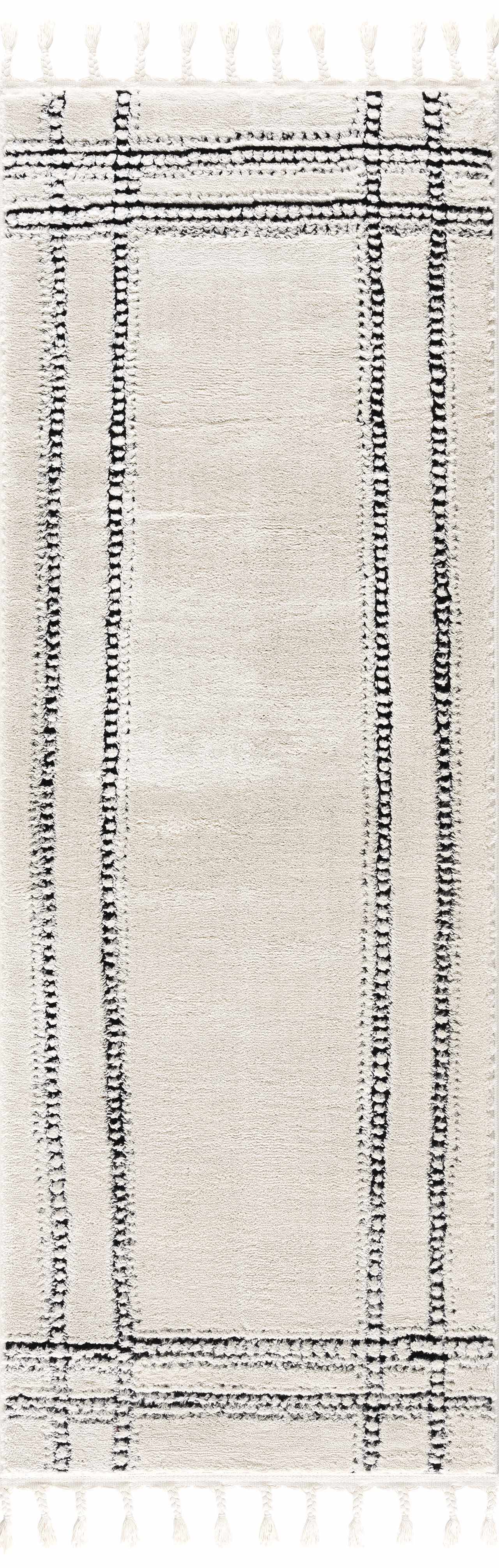 Ryuu Black & White Area Rug