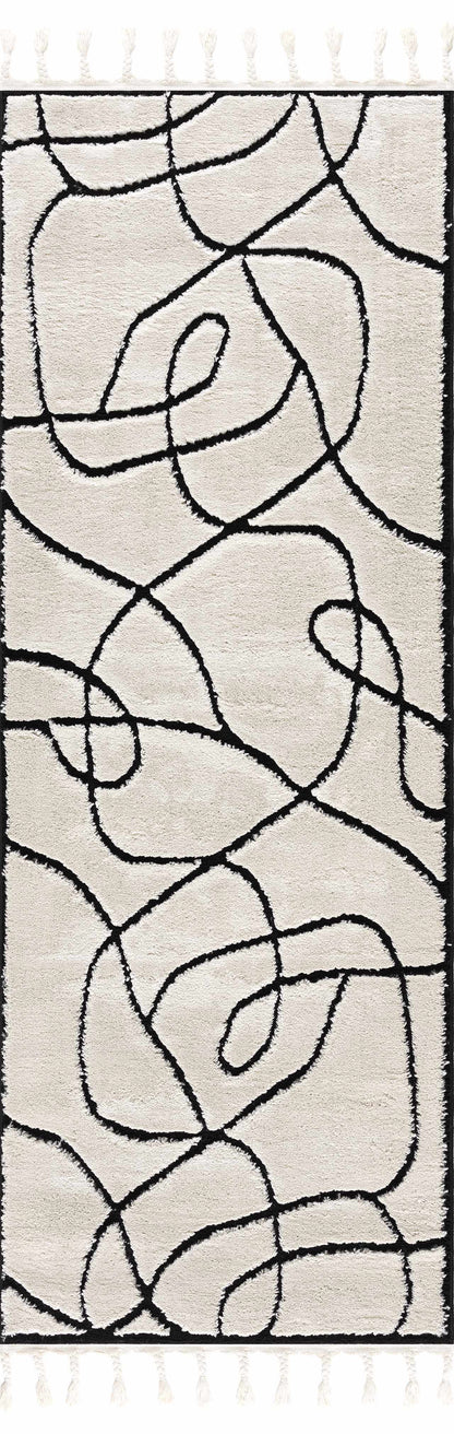 Azana Black & White Area Rug