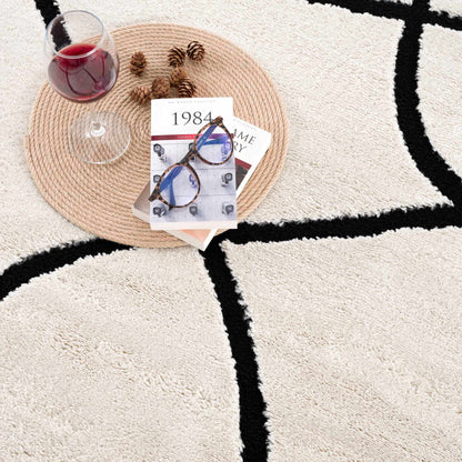 Azana Black & White Area Rug