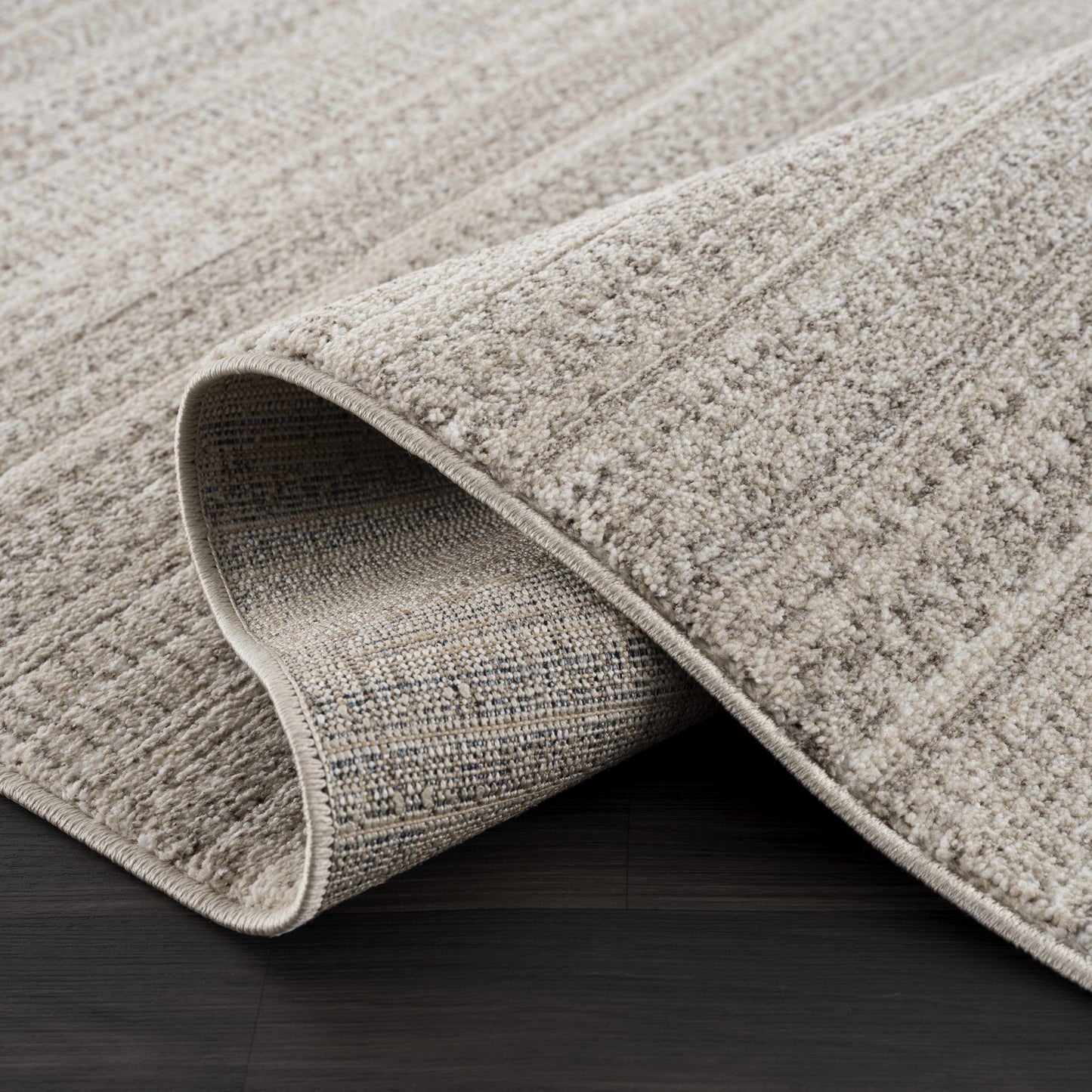 Nate Beige Tribal High Pile Carpet