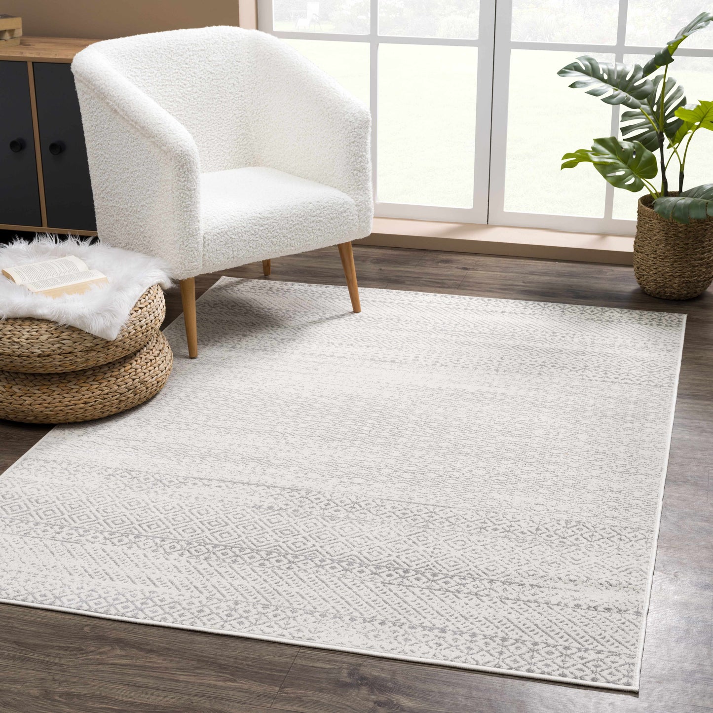 Tigri Aztec Ivory & Gray 2317 Area Rug - Clearance