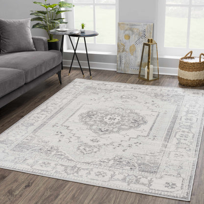 Tigried Ivory & Gray 2315 Area Rug - Clearance