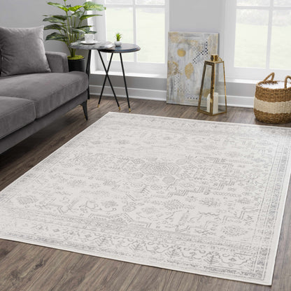 Tigried Ivory & Gray 2323 Area Rug - Clearance