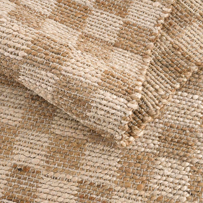 Ionut Checkered Jute Rug