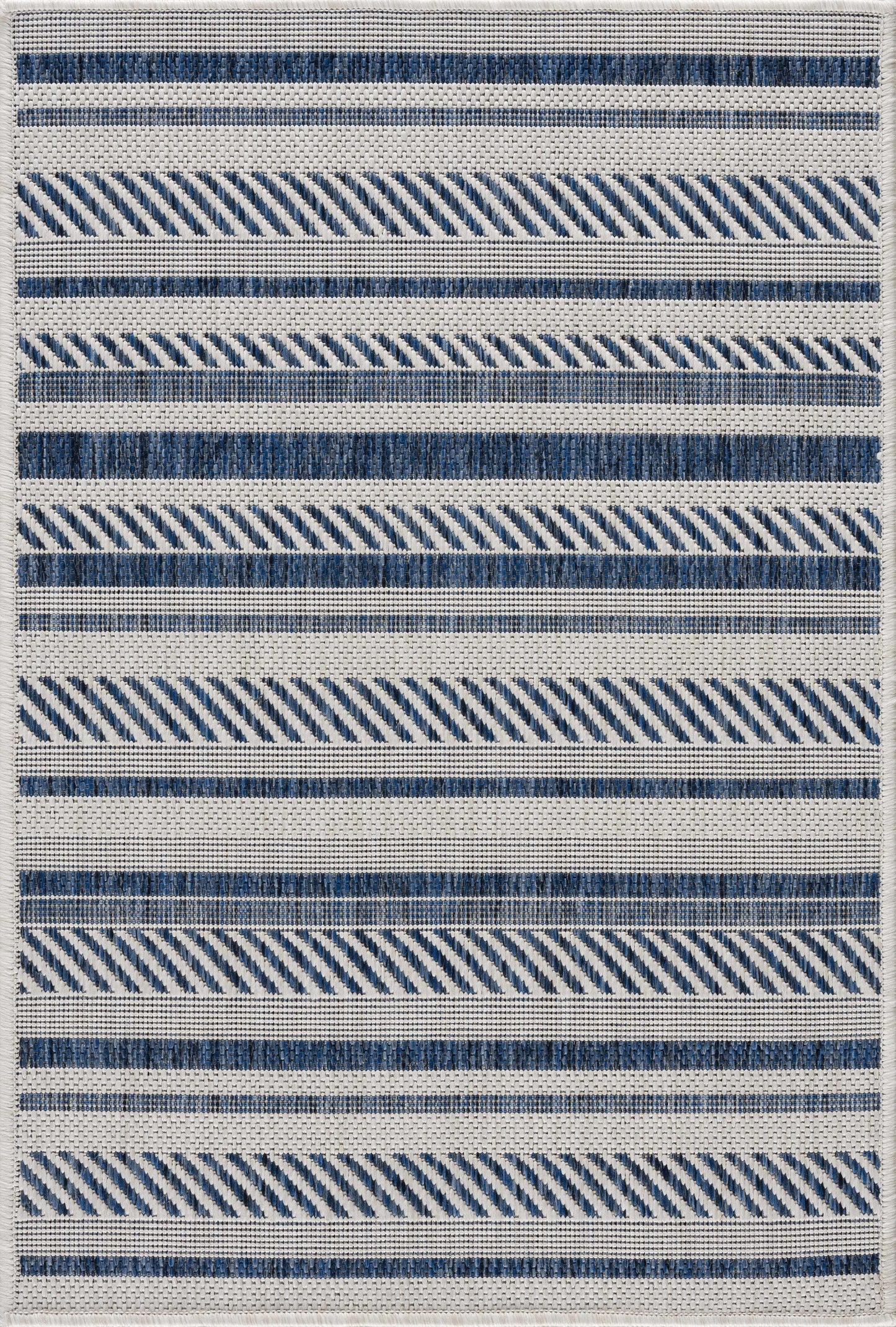 Olin White&Blue Performance Rug