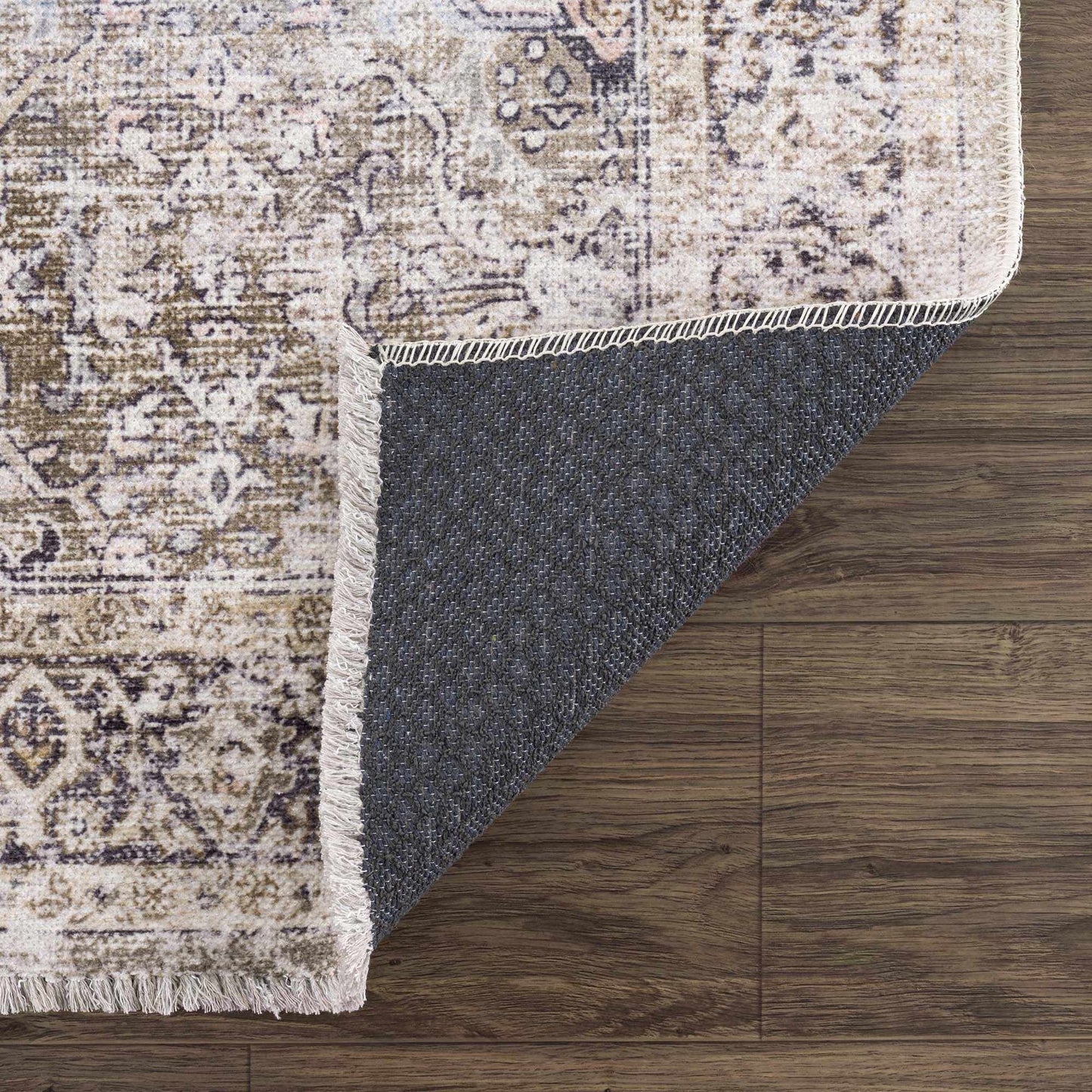 Olive Holi-2304 Washable Area Rug