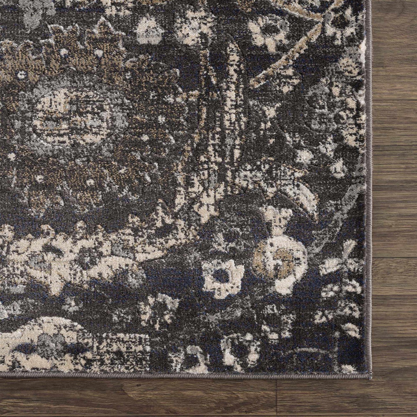 Georgiana Black Area Rug