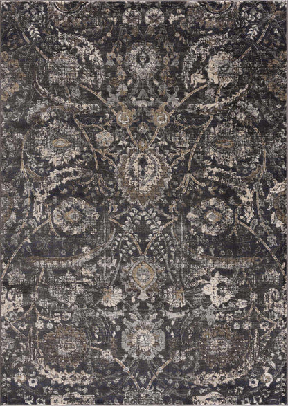 Georgiana Black Area Rug