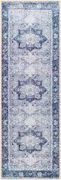 Rosman Gray Washable Rug - Clearance