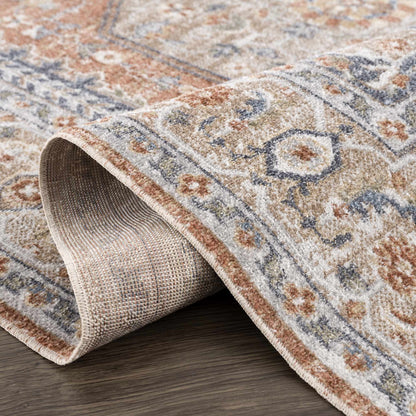 Gael Rust Washable Area Rug