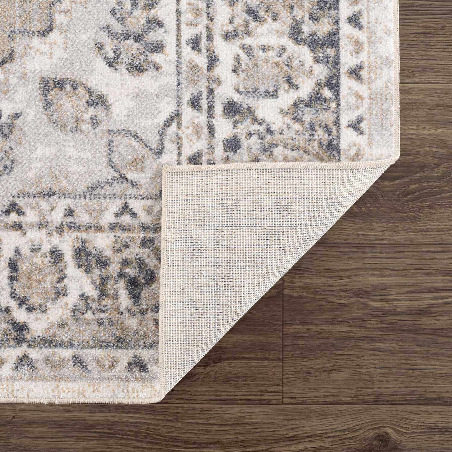 Rudo Beige Washable Area Rug