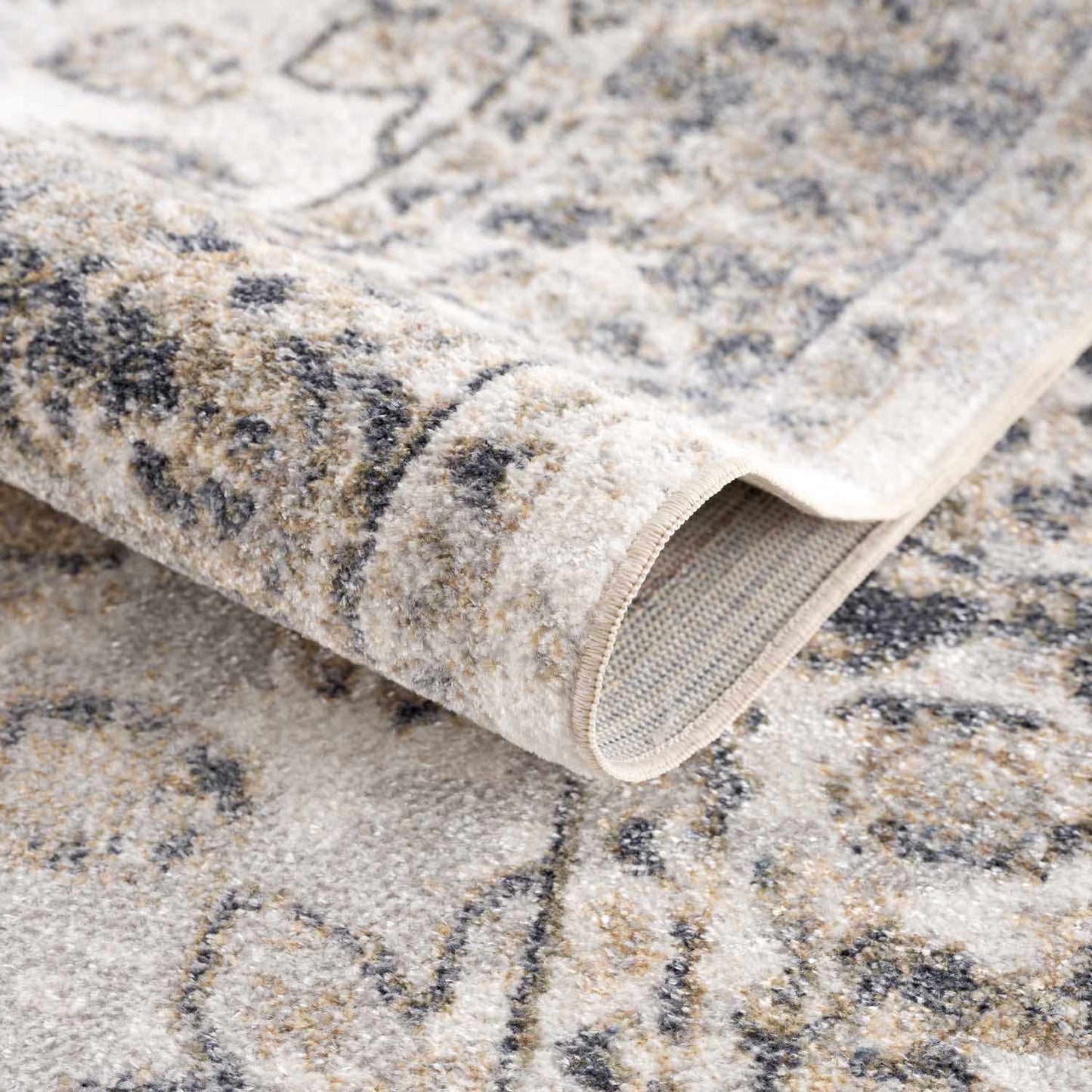 Rudo Beige Washable Area Rug