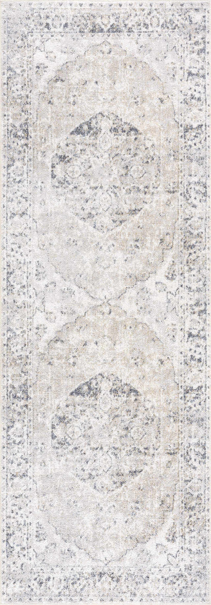 Rudo Cream Washable Area Rug