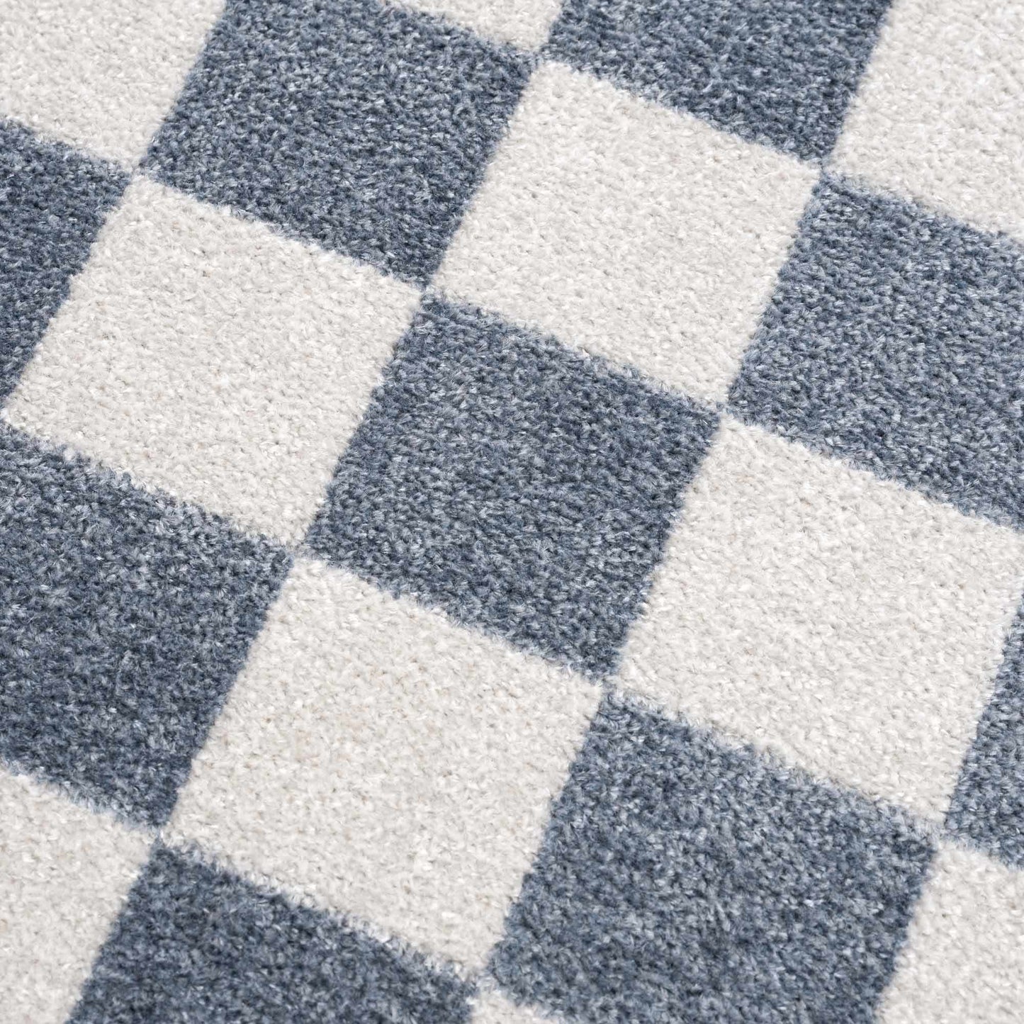 Brone Checkered Washable Area Rug