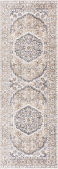 Beige Hiti Washable Area Rug