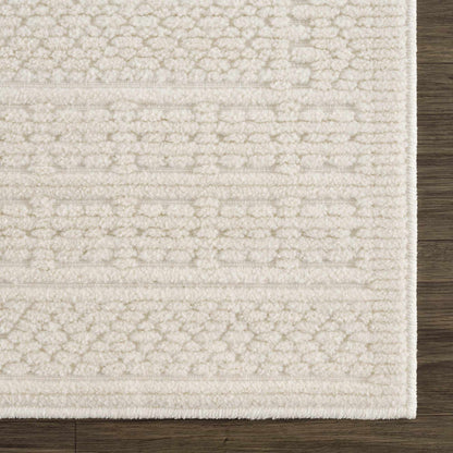 Bahar Cream Washable Area Rug