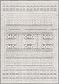 Bahar Cream & Gray Washable Area Rug - Clearance