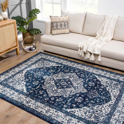 Billy Blue Medallion Rug