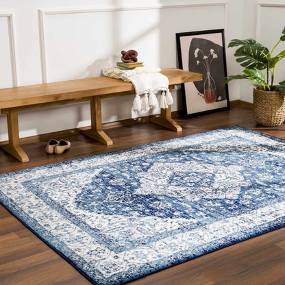 Billy Blue Medallion Rug