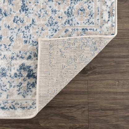 Amir Blue Medallion Area Rug