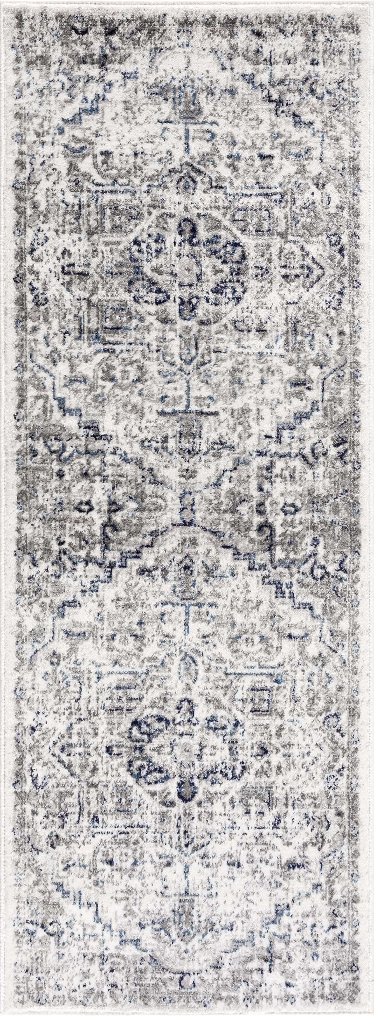 Buenaventura Cream & Navy Area Rug