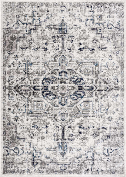 Buenaventura Cream & Navy Area Rug