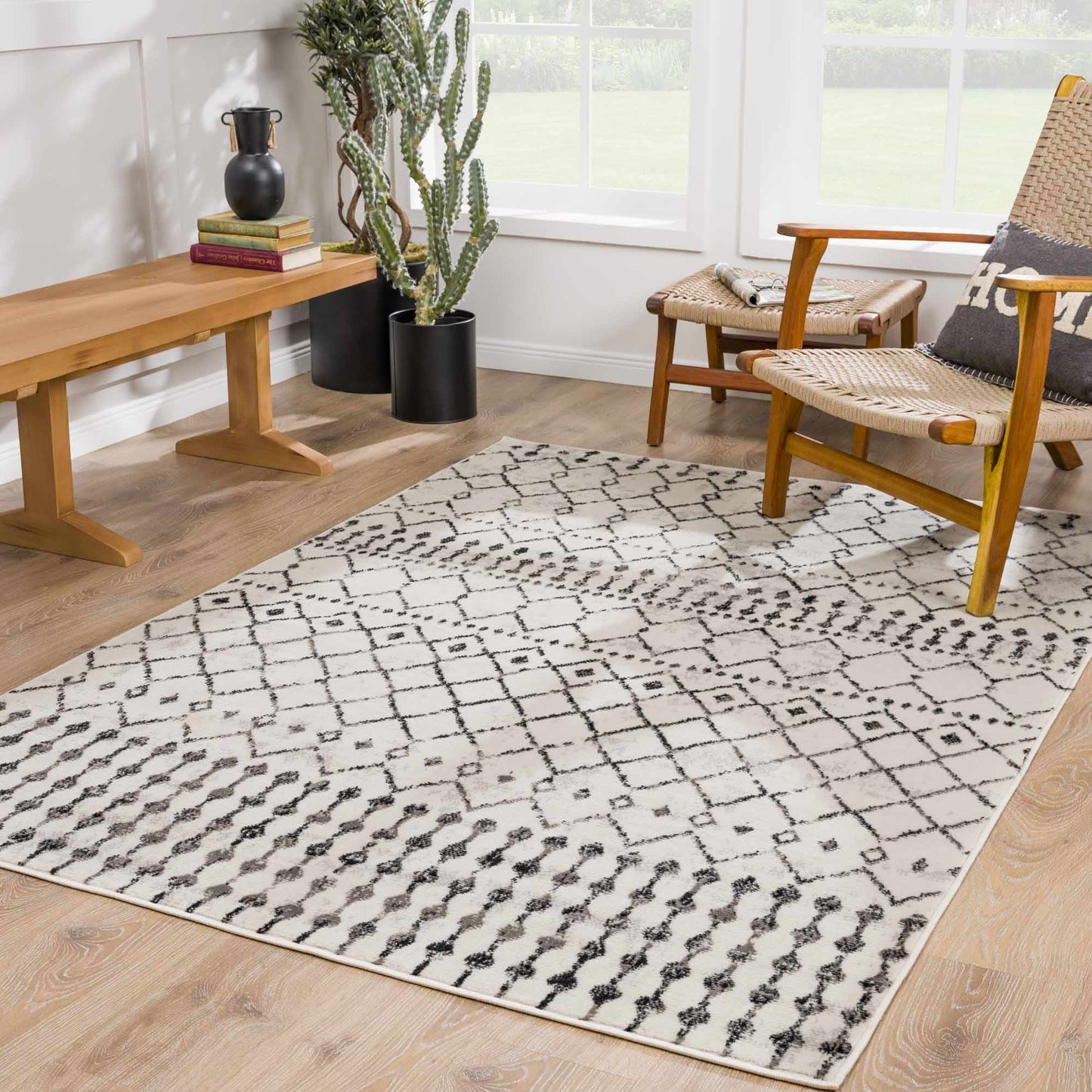 Alfombra Cowplain Scandi Trellis Area