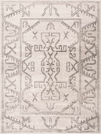 Divya Cream & Charcoal Area Rug - Clearance