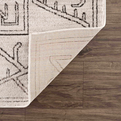 Divya Cream & Charcoal Area Rug - Clearance