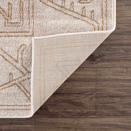 Divya Cream & Gold Area Rug - Clearance