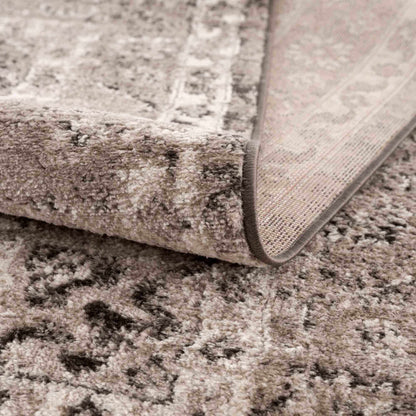 Albie Charcoal & Beige Area Rug - Clearance