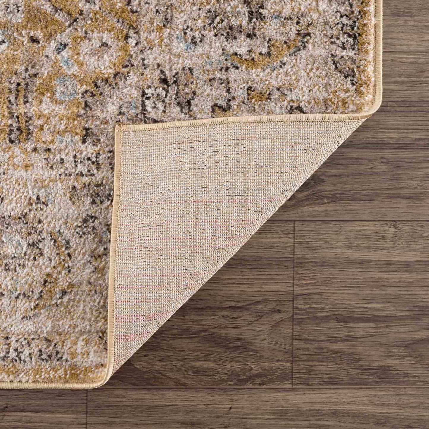 Anana Gold & Beige Area Rug - Clearance