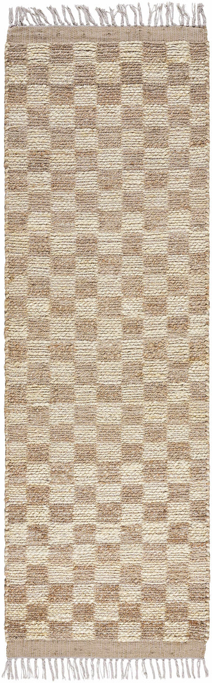 Ionut Checkered Jute Rug