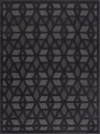 Nuri Black Outdoor Rug