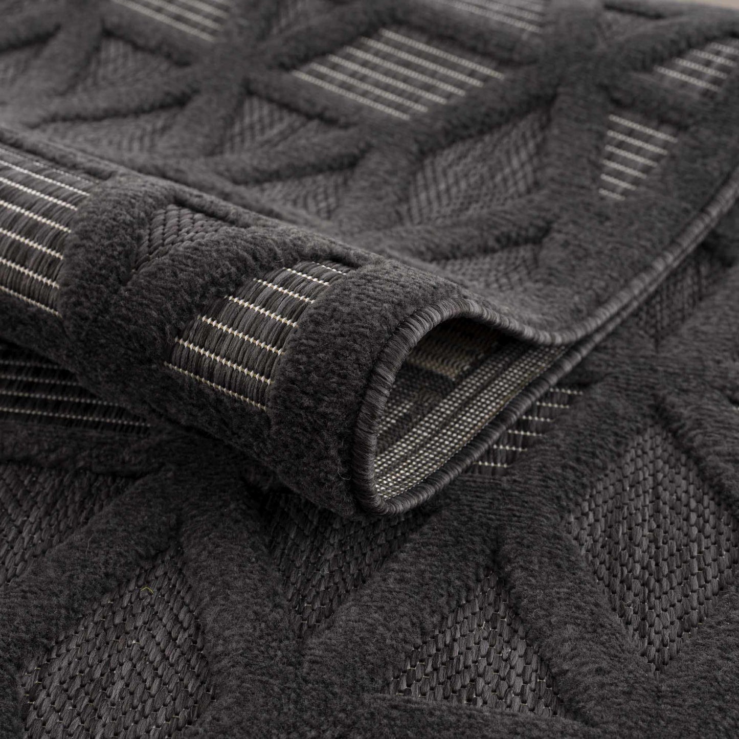 Nuri Black Outdoor Rug