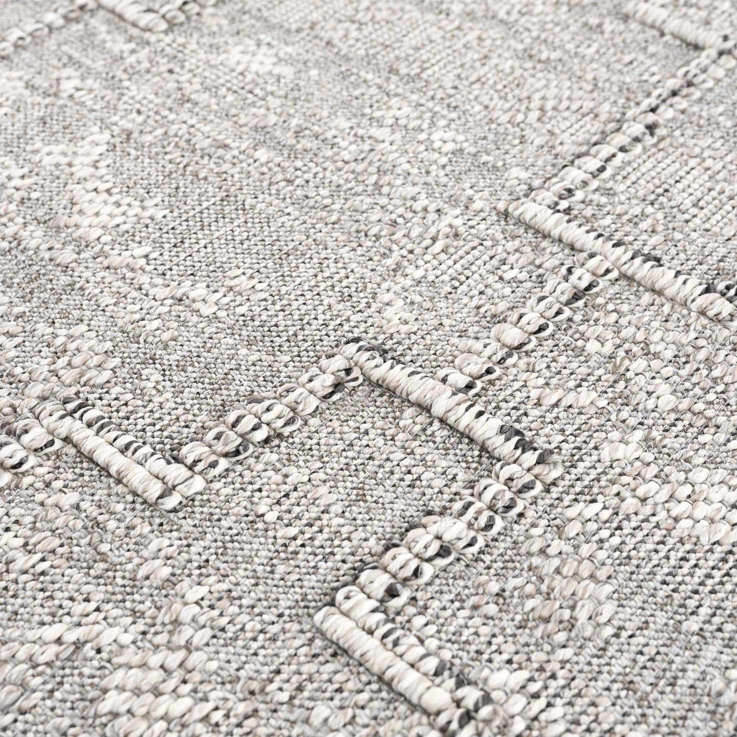 Butch Taupe Textured Performance Rug - Clearance