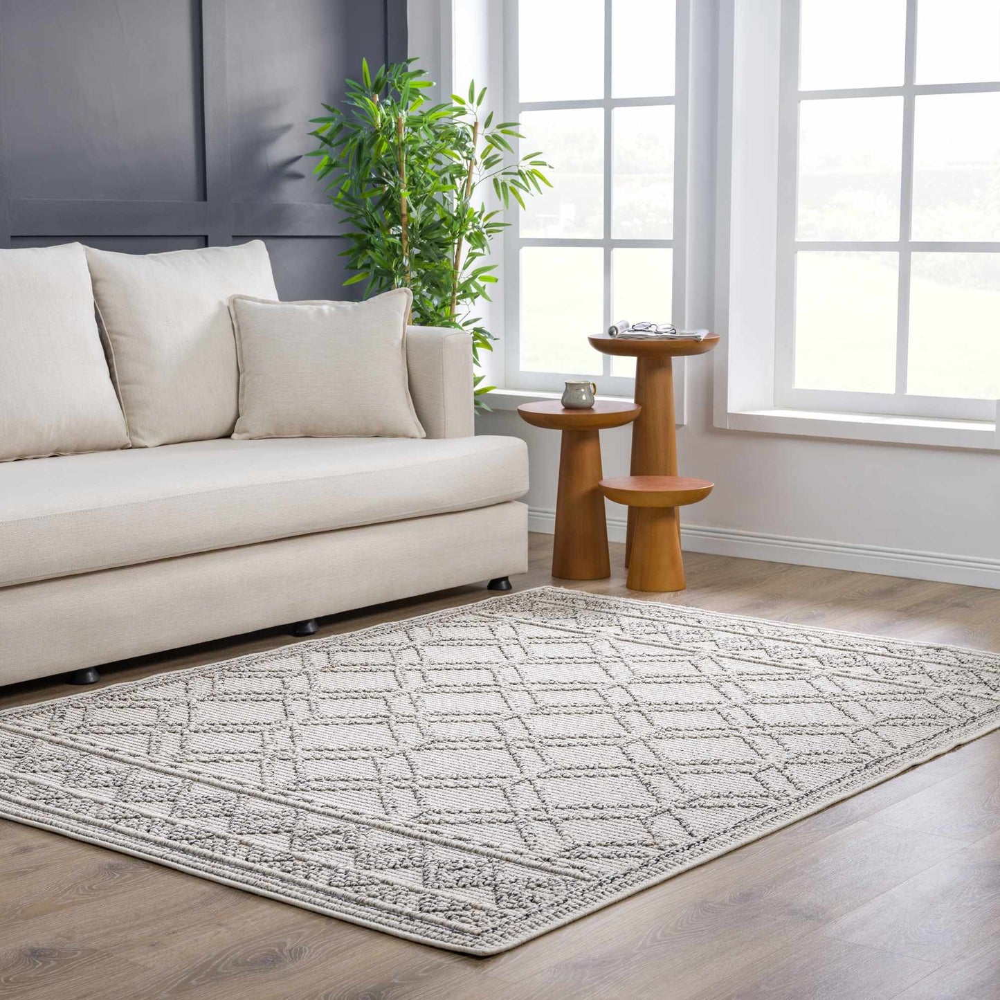 Diah Bone Area Rug - Clearance