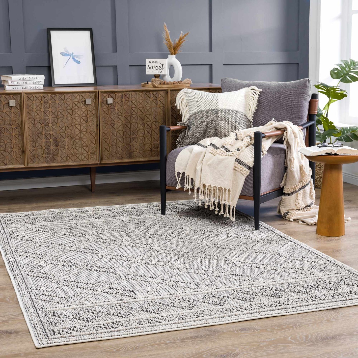 Diah Bone Area Rug - Clearance