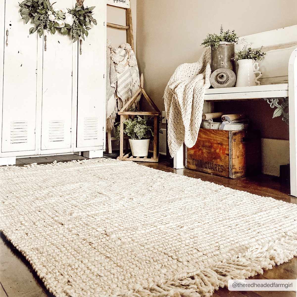 Senneterre Bleached Jute Rug