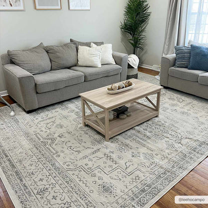 Tigried Ivory & Gray 2323 Area Rug - Clearance