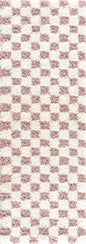 Atira Pink Checkered Area Rug