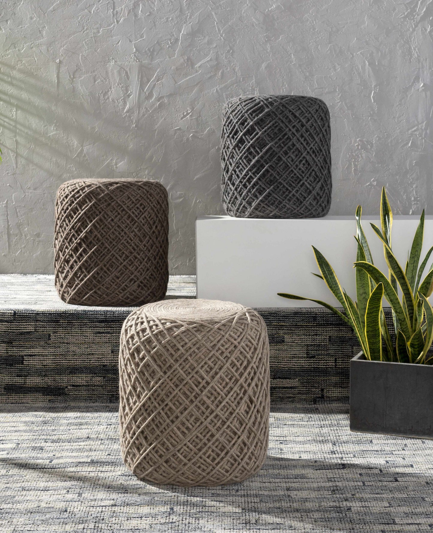 Bellingen Beige Pouf